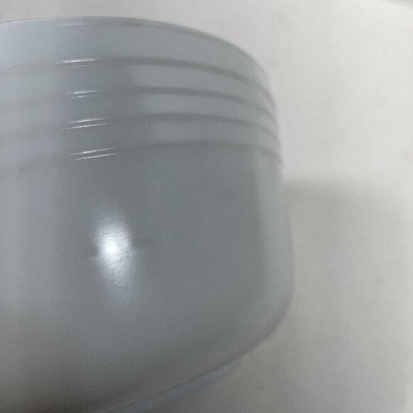 Vintage Pyrex Mixing Bowl #28 Hamilton Beach Mixer Ribbed White Milk Glass - Picture 3 of 7